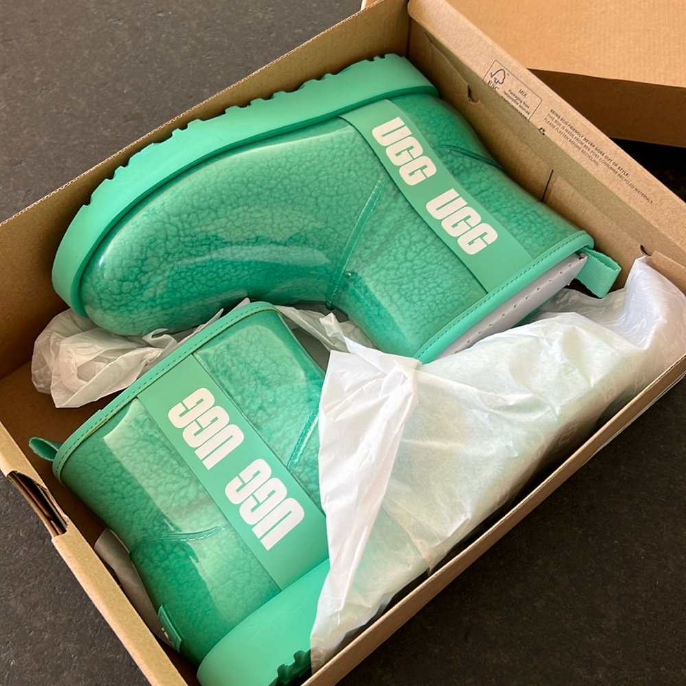 UGG Classic Clear Mini NWT Green